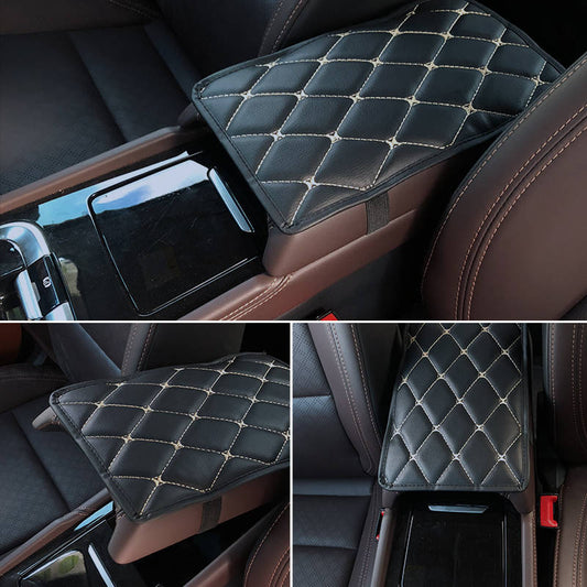 Veloce Diamond-Stitched Armrest Cover